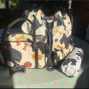 Vintage Dooney & Bourke Scottie Set